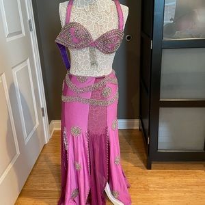 Pink belly dance costume. Worn once